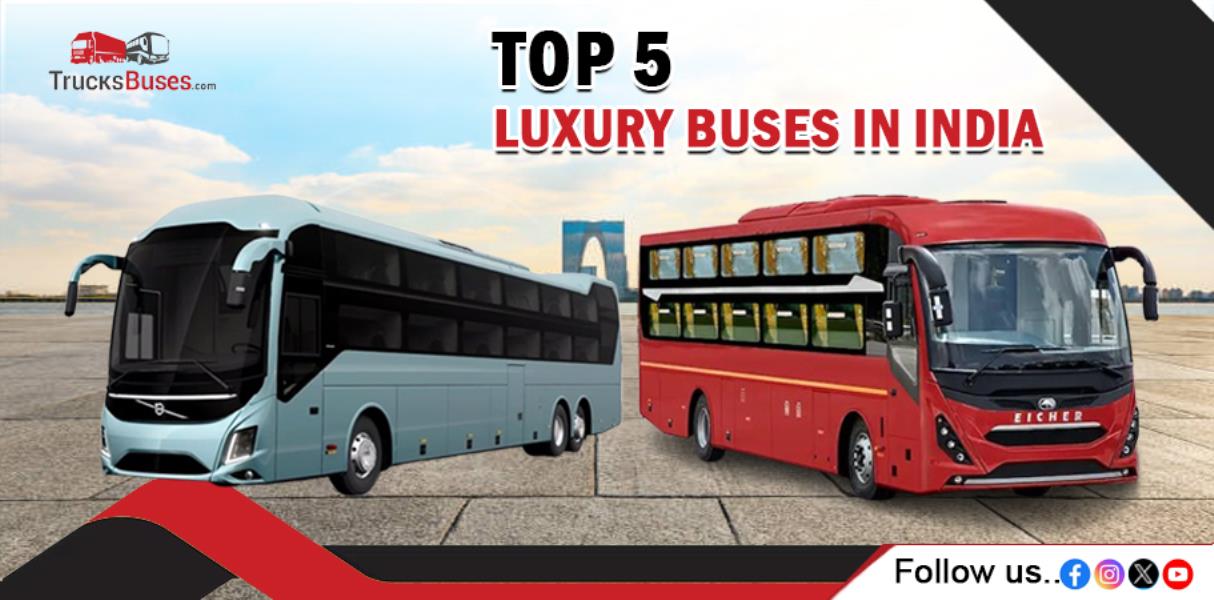 top 5 luxury buses in India